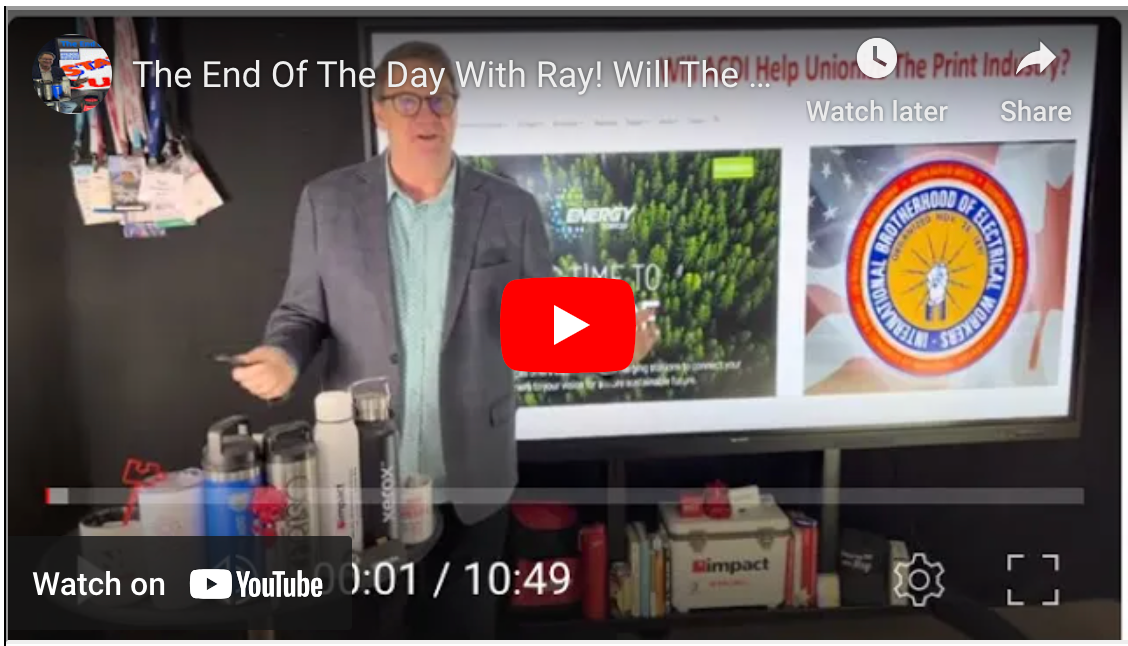 The End Of The Day With Ray! Will The EV Charging Stations Introduce The IBEW Union To The Industry?
