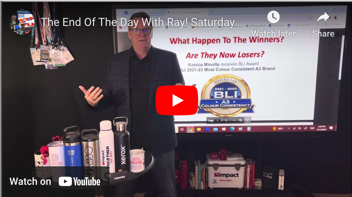 The End Of The Day With Ray! Saturday Special! Is There A Consistent Color Crisis At Konica?