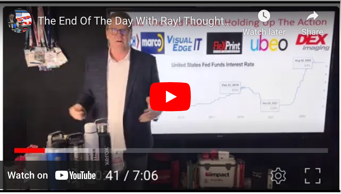 The End Of The Day With Ray! Thoughts On What's Holding Up The Consolidation Of Mega Dealers?