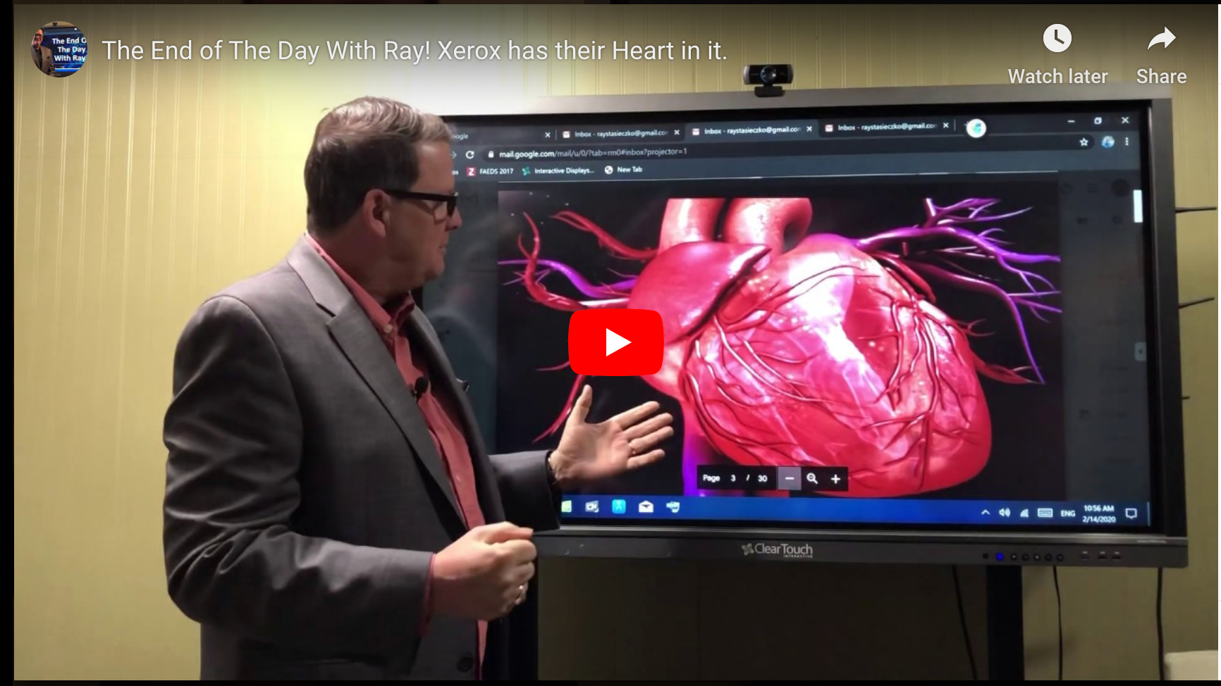 The End of The Day With Ray! Xerox has their Heart in it.