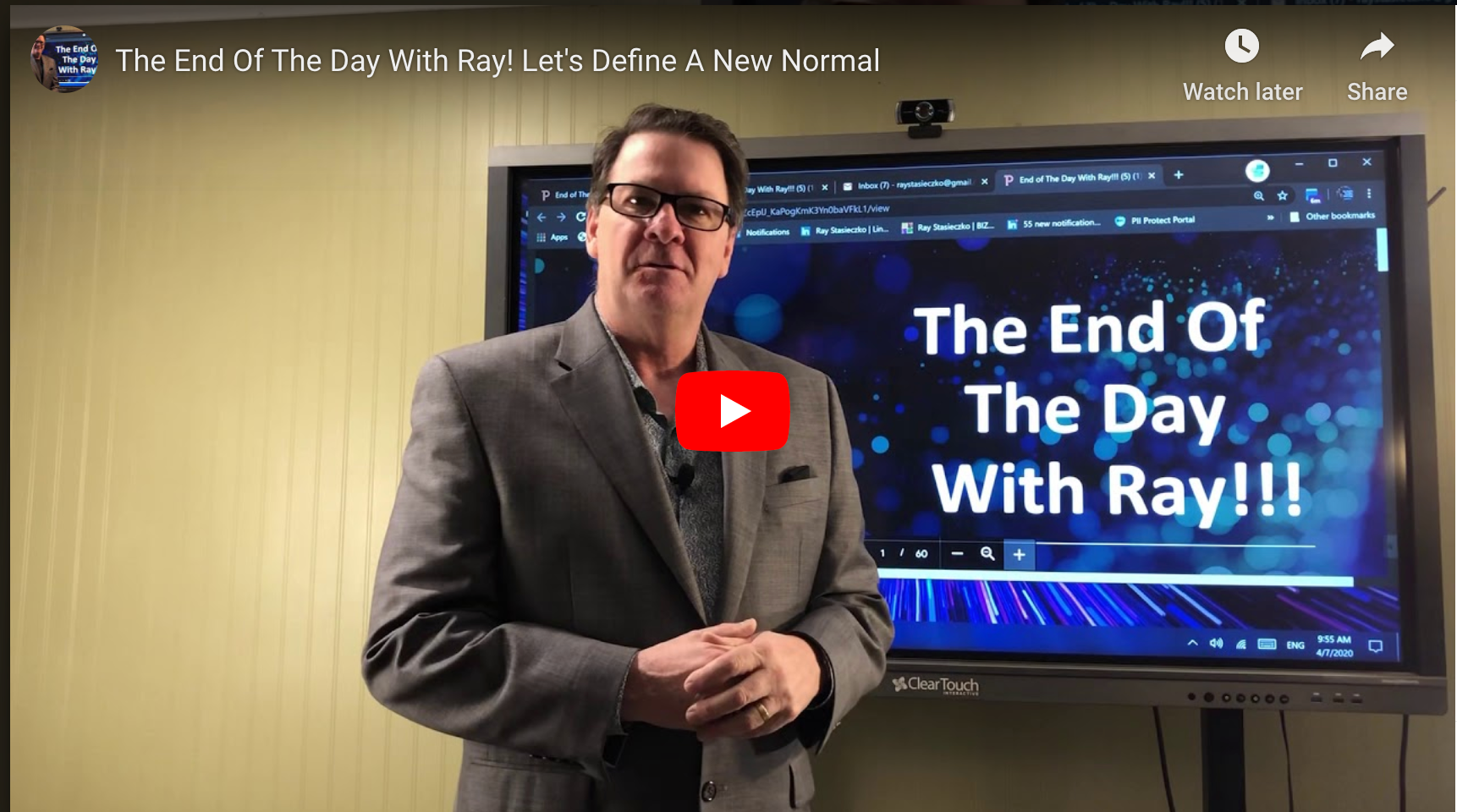 The End Of The Day With Ray! Let's Define A New Normal