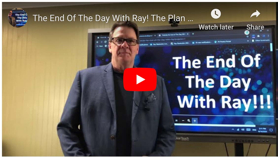 The End Of The Day With Ray! The Plan Before The Logo!