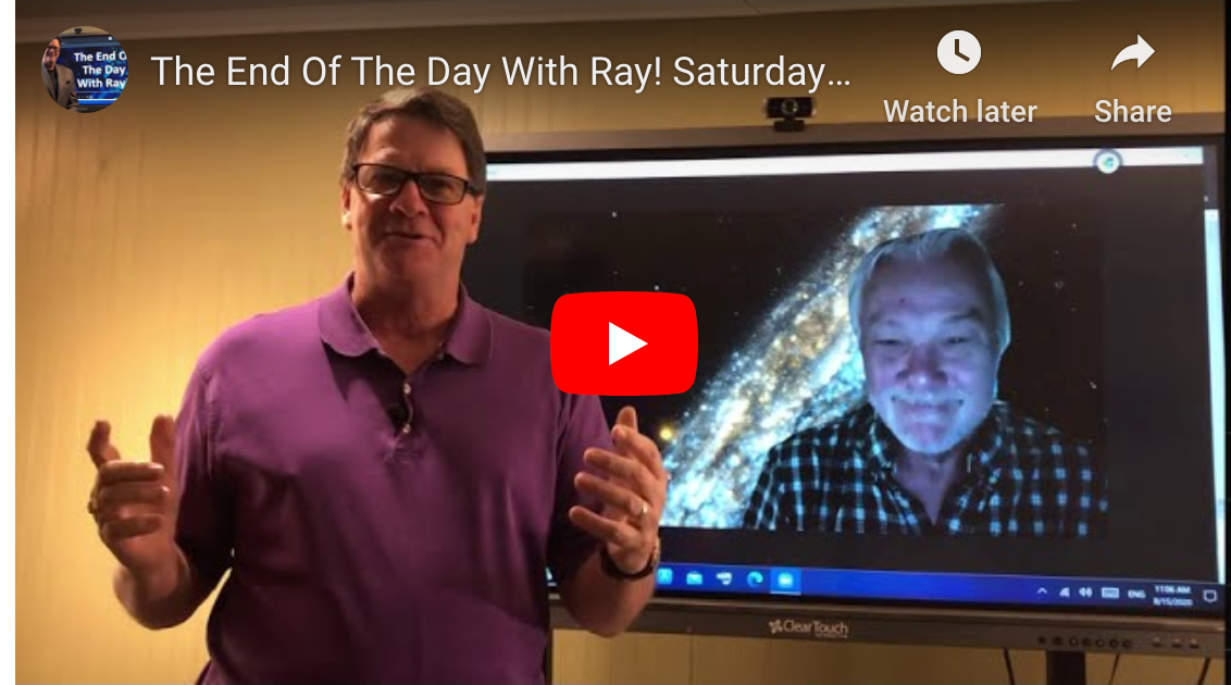 The End Of The Day With Ray! Saturday Special Following Up with Education Futurist Dr. Gordon.