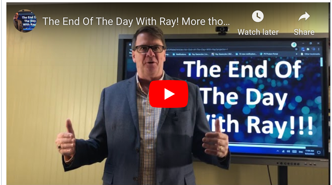 The End Of The Day With Ray! More thoughts on why Xerox and Konica together makes sense?