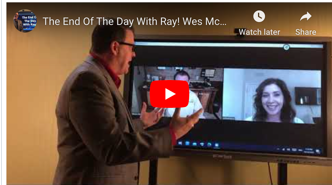 The End Of The Day With Ray! Wes McArtor’s Big Announcement
