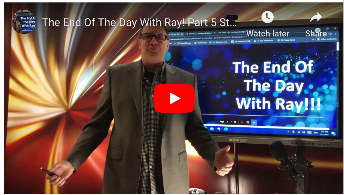 The End Of The Day With Ray! Part 5 Staples Office Depot. Who Else Could buy Office Depot?