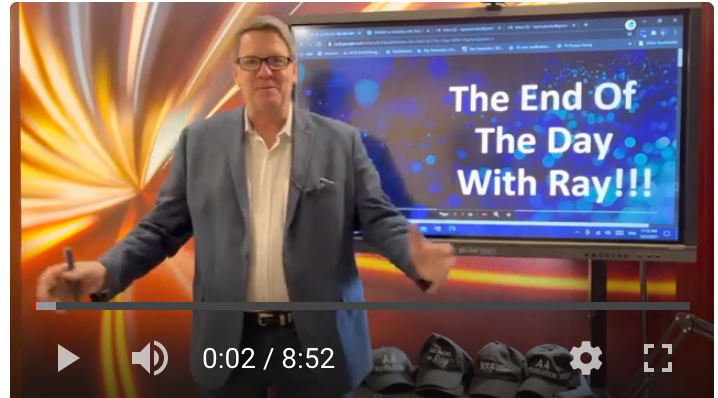 The End Of The Day With Ray! Tech Data and Synnex Look out Imaging Channel here comes disruption.