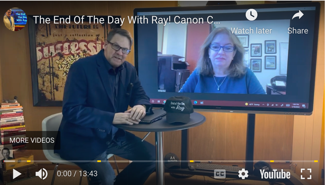 The End Of The Day With Ray! Canon Chips Not Needed + HP, Scaring End Users through security theater