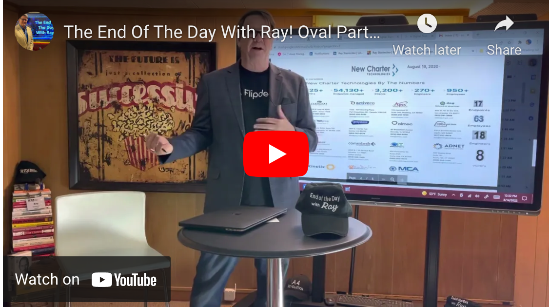 The End Of The Day With Ray! Oval Partners and New Charter! Questioning some numbers?