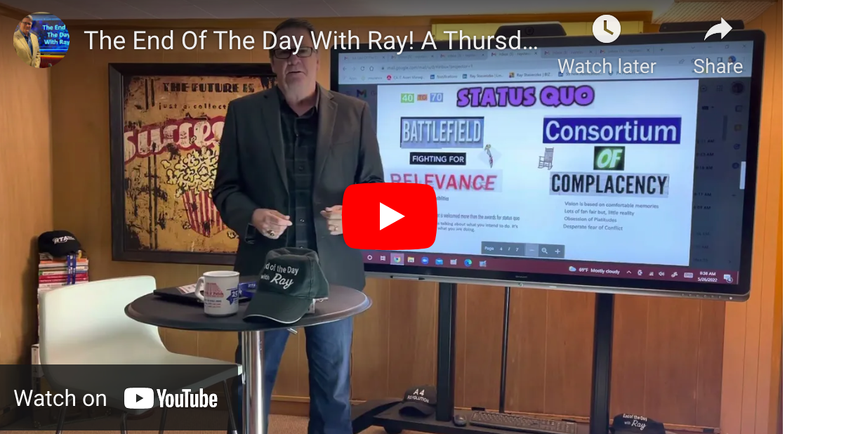 The End Of The Day With Ray! A Thursday Thrashing and Friday Fun rolled into one!