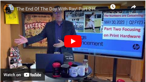The End Of The Day With Ray! Part 2 HP 1st Half 2023! Is Enrique Lores Gaslighting?