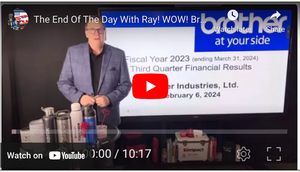 The End Of The Day With Ray! WOW! Brother 1st 9M FY23. Great Results And A Big Surprise!