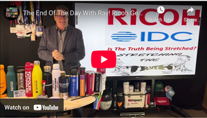 The End Of The Day With Ray! Ricoh Gets IDC Accolade Regarding Continuous Feed Inkjet I Have ?'s