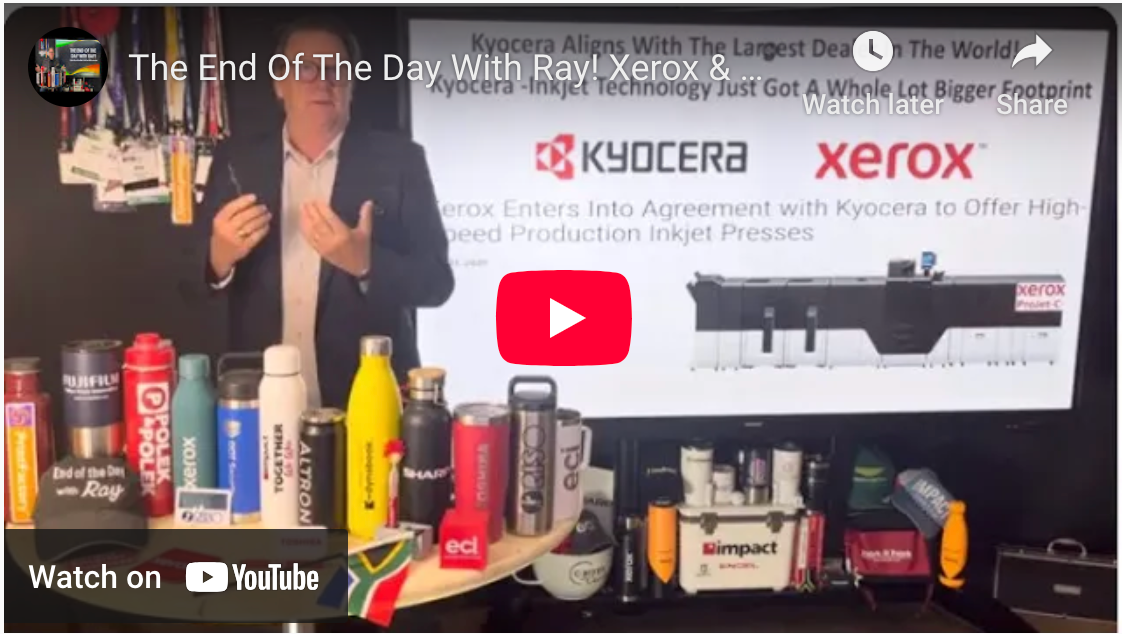 The End Of The Day With Ray! Xerox & Kyocera What Else Could These Two Do? Here’s My Thinking