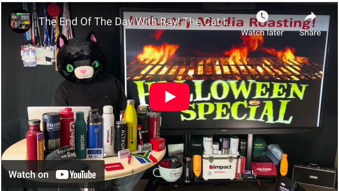 The End Of The Day With Ray! The Cat Is Doing My Halloween Special! He Will Roast The Industry Media