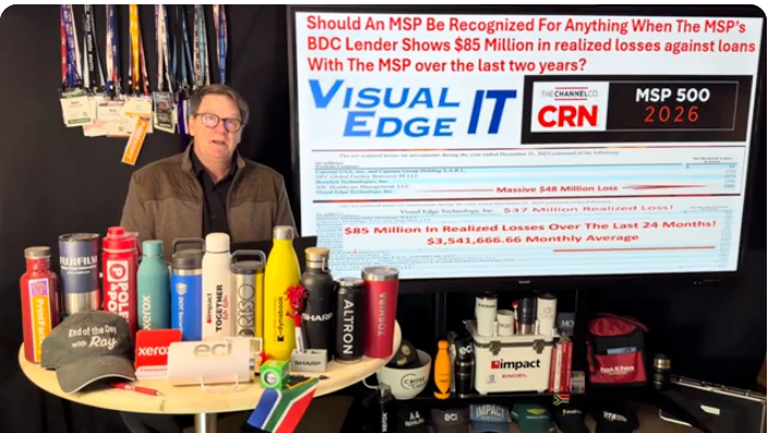 The End Of The Day With Ray! Visual Edge IT Makes CRN MSP 500 List! REALLY I Some ?'s