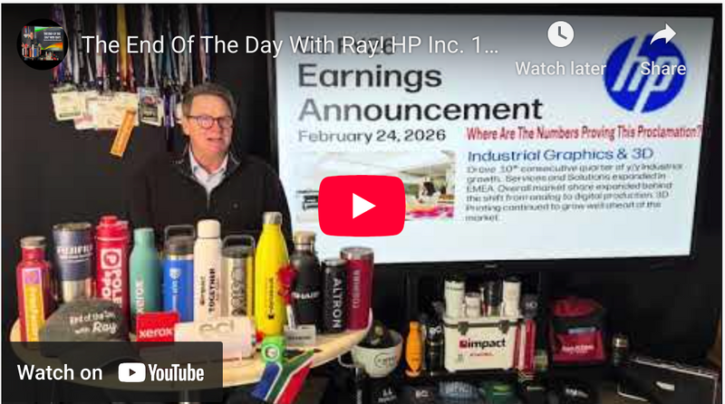 The End Of The Day With Ray! HP Inc. 1st Qtr. 26 - HP Should Show # Details On Their Proclamations!