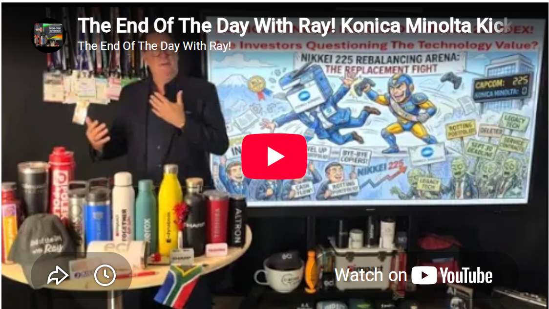 The End Of The Day With Ray! Konica Minolta Kicked Off NIKKEI 225 Index! What Happens Now?